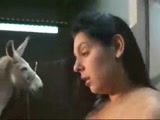 Gozando con su burro-donkey